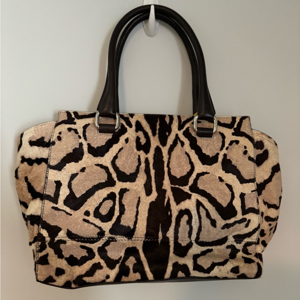 Cow Hide Coach Purse